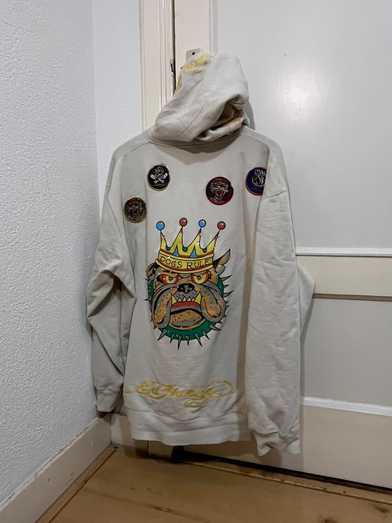 EdHardy zip hoodie 2Xl, Ophalen of Verzenden, Zo goed als nieuw