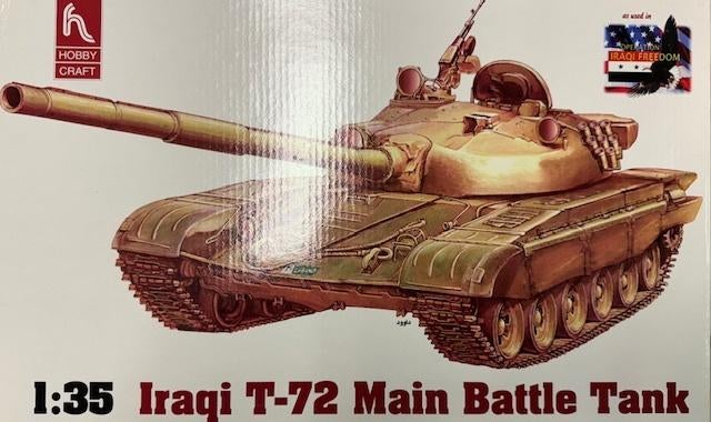 Coelianmodels, Hobby Craft 6007, Iraqi T-72, 1/35 € 24,99, Overige merken, Tank, 1:32 tot 1:50, Nieuw