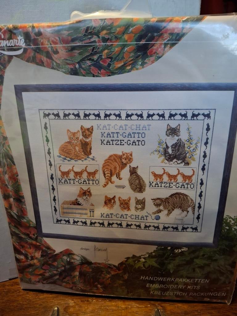 Franciens katten, Ophalen of Verzenden, Nieuw, Borduurpakket