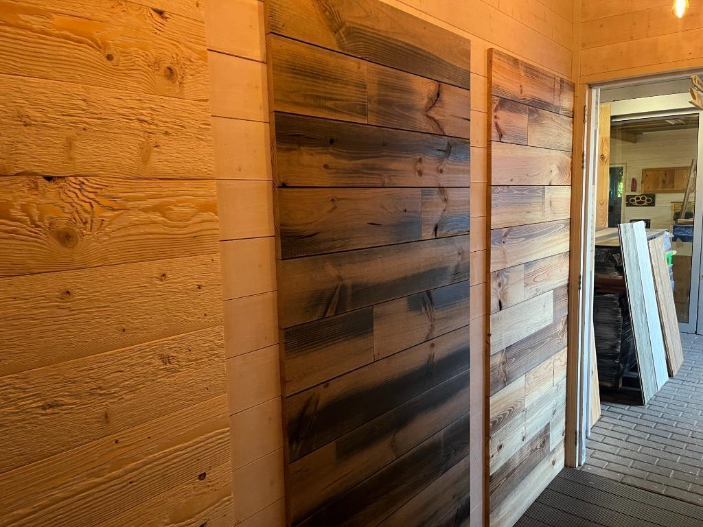 Partij grenen planken Huile Gris 20x177 , 2 kleuren geolied, Ophalen of Verzenden, Nieuw, 75 m² of meer, Parket