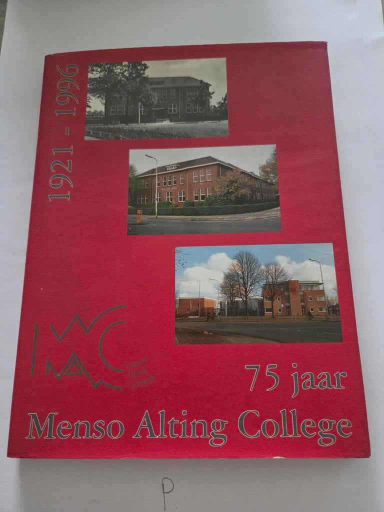 Menso Alting College 1921-1996 75 jaar, Boeken, Ophalen of Verzenden