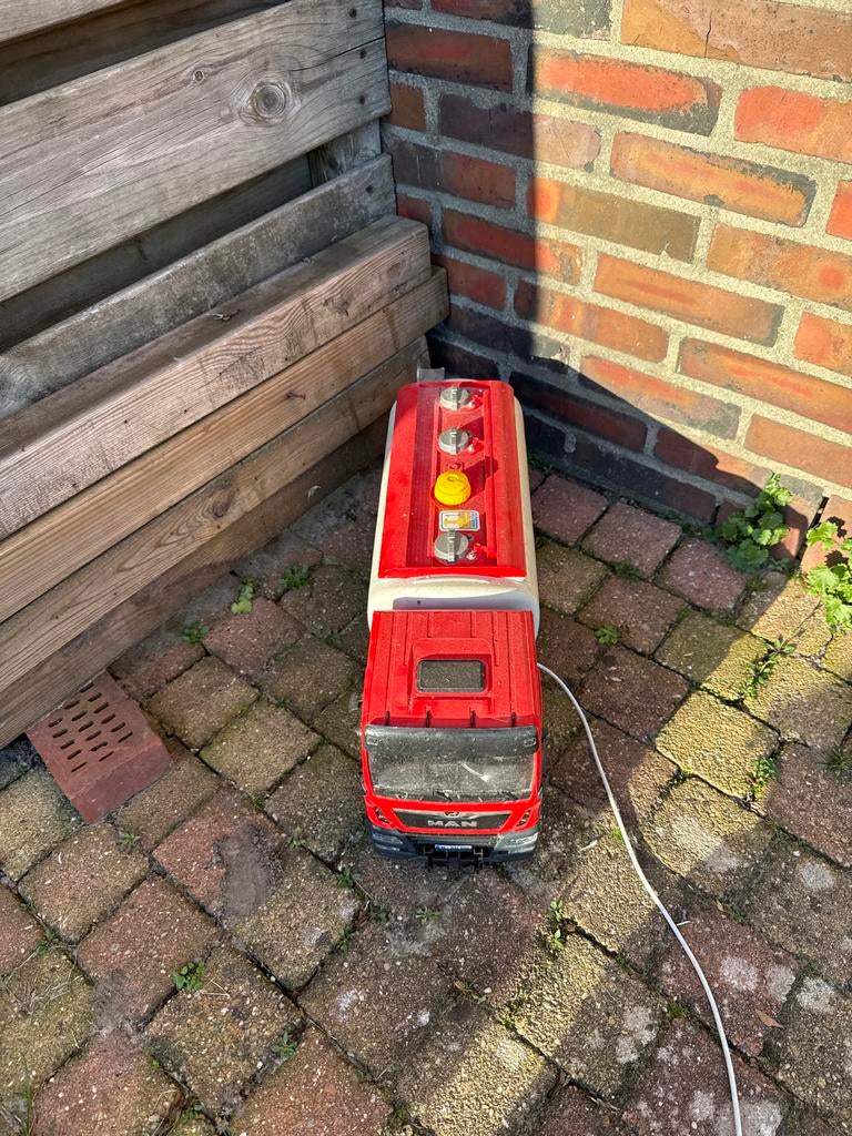Bruder MAN TGS Tankwagen Speelgoedtruck, Ophalen of Verzenden, Gebruikt