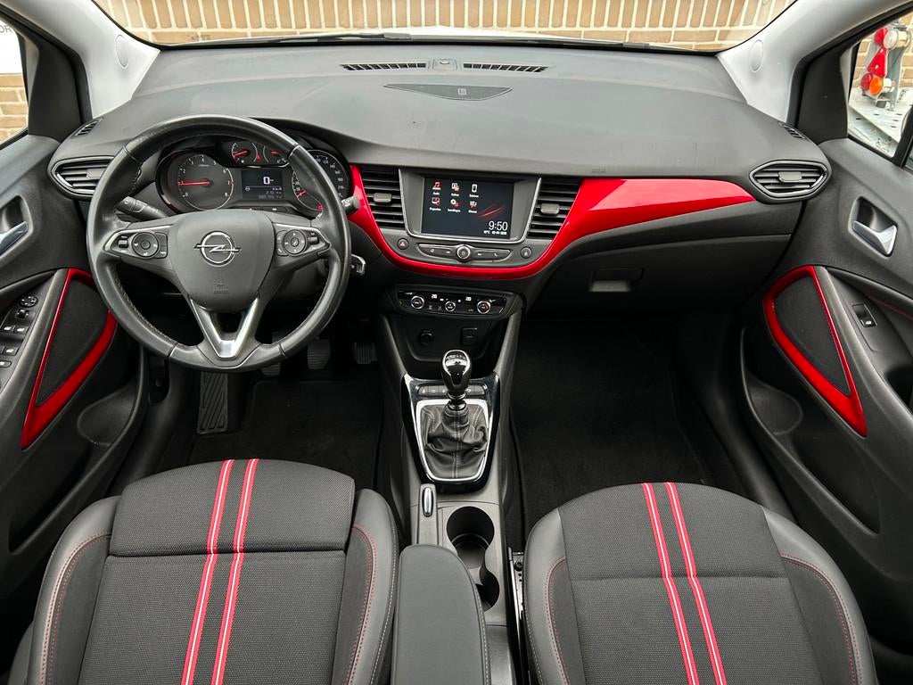 Opel Crossland 1.2 Turbo GS Line|1e eig.|Carplay|LED|Camera|, Gebruikt, Euro 6, 1199 cc, Leder en Stof