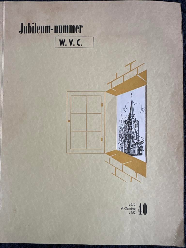 Jubileumnummer WVC Winterswijk 1912-1952 - 40 jaar, Boeken, Ophalen of Verzenden, Zo goed als nieuw, Overige typen