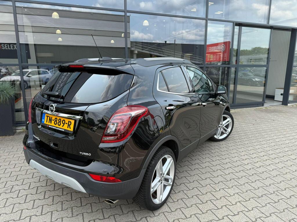 Opel Mokka X 1.4 Turbo Black Edition *Schuif-/Kanteldak*, Voorwielaandrijving, Stof, Gebruikt, Zwart