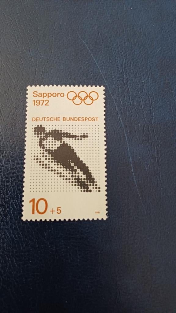 Duitsland,  1971,  Skispringen, Ophalen of Verzenden, Postfris, Sport