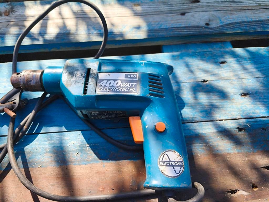 AEG 400 Watt Boormachine Electronic RL, Ophalen