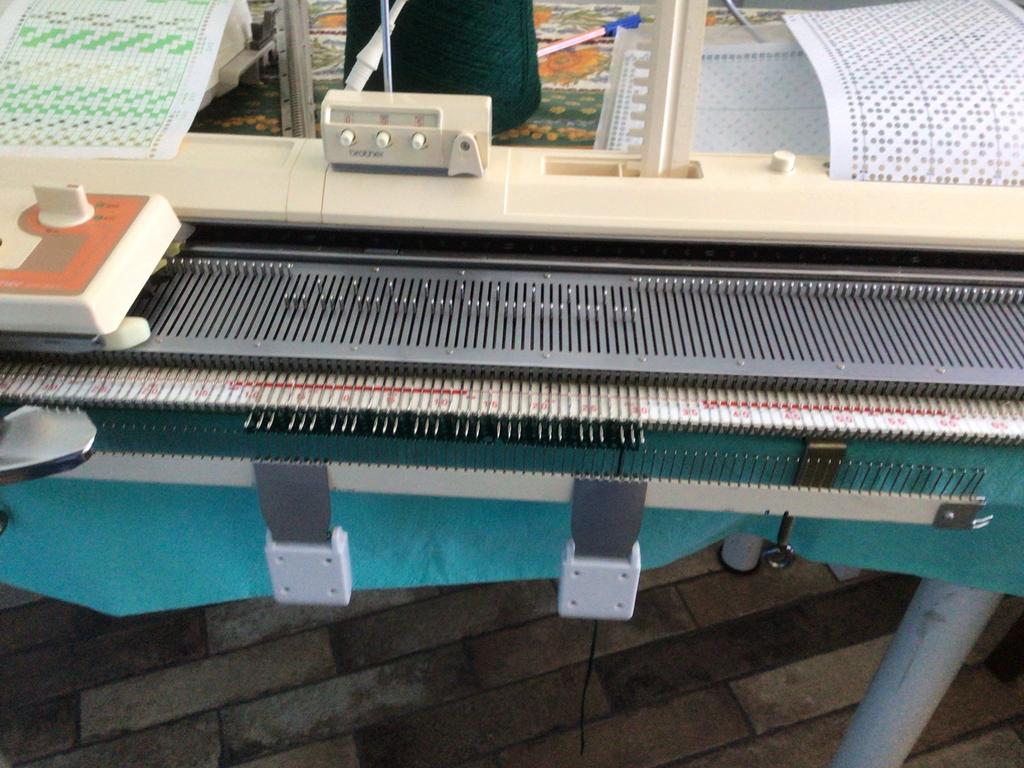 Brother KH-860 en KG-88II G slede, Ophalen, Gebruikt, Breien, Machine