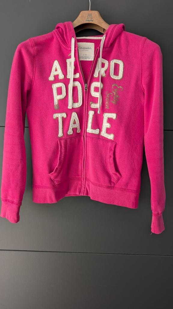 Aeropostale vest maat L, Kleding | Dames, Truien en Vesten, Maat 42/44 (L), Ophalen of Verzenden, Roze, Gedragen