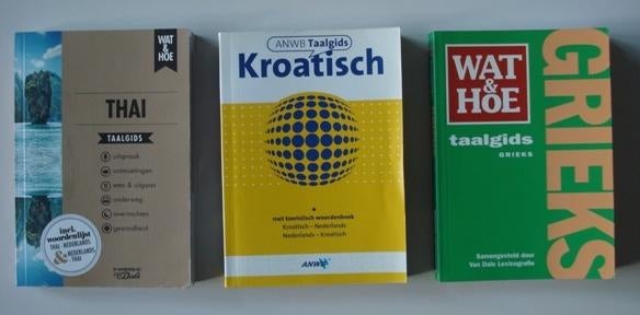 3 nieuwe woordenboeken Grieks Kroatisch en Thai -Thailand, Boeken, Ophalen of Verzenden, Nieuw, Overige uitgevers, Overige talen