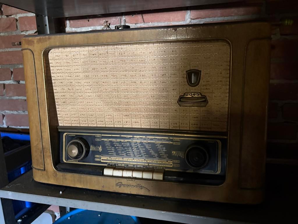 Grundig buizenradio, Ophalen