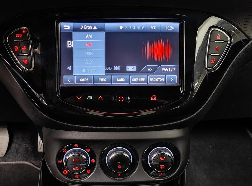 Opel ADAM 1.0T Rocks - Navi- Cabrio - Stoelverw., Auto's, Voorwielaandrijving, ADAM, Gebruikt, Zwart