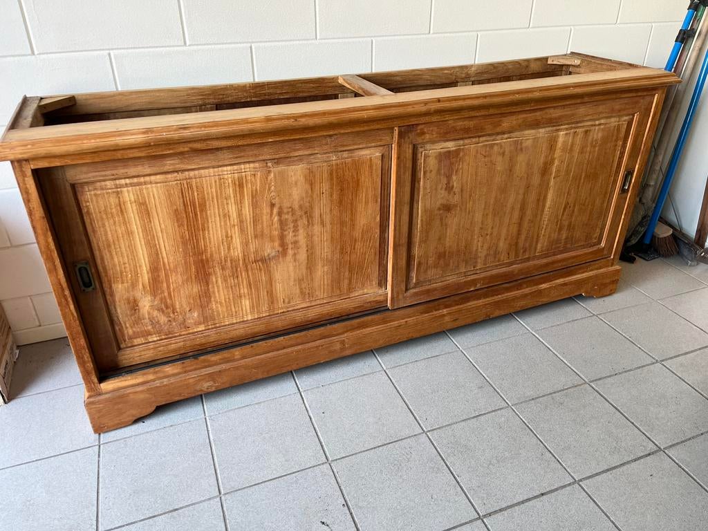 Teak houten buffetkast, Ophalen of Verzenden, Zo goed als nieuw