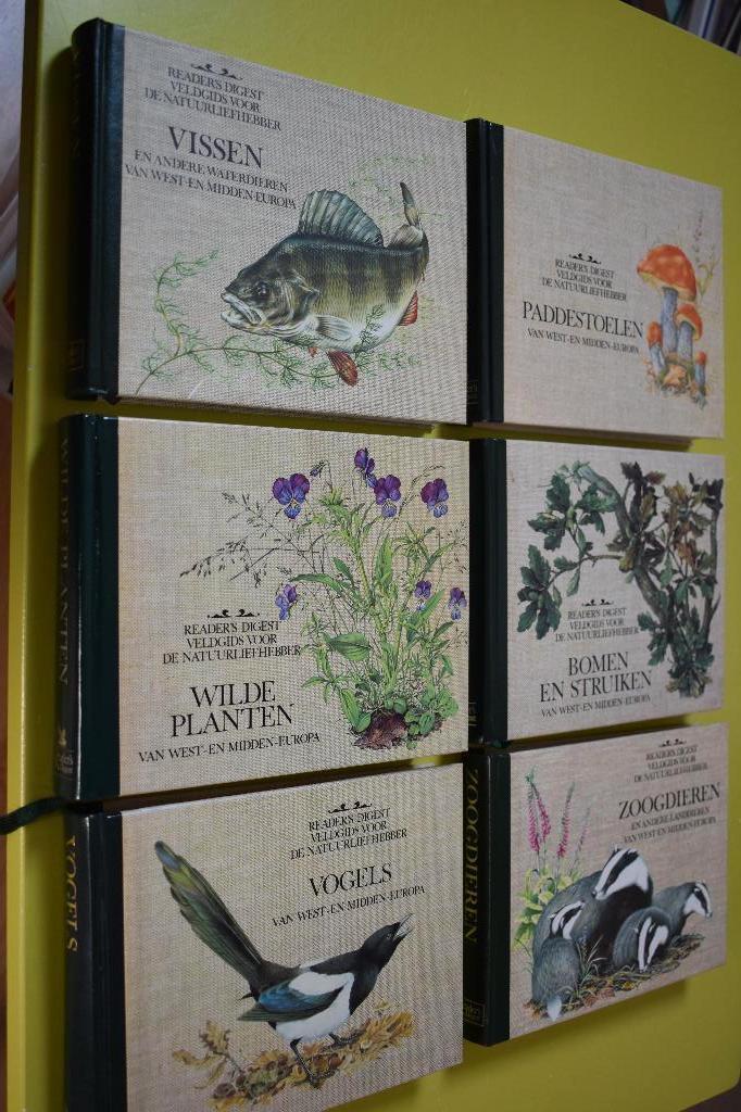 6x Veldgidsen voor de Natuurliefhebber-, Boeken, Natuur, Ophalen of Verzenden, Gelezen, Natuur algemeen