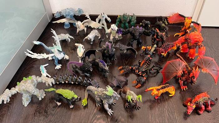 Schleich Eldrador grote verzameling., Ophalen of Verzenden, Zo goed als nieuw
