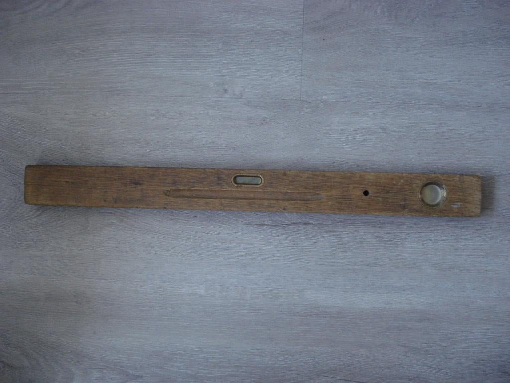 oud houten waterpas 60 cm., Antiek en Kunst, Ophalen
