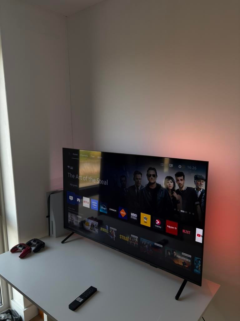 Philips Ambilight TV van 55 inch (nieuwstaat), Ophalen, Zo goed als nieuw, 100 cm of meer, Philips