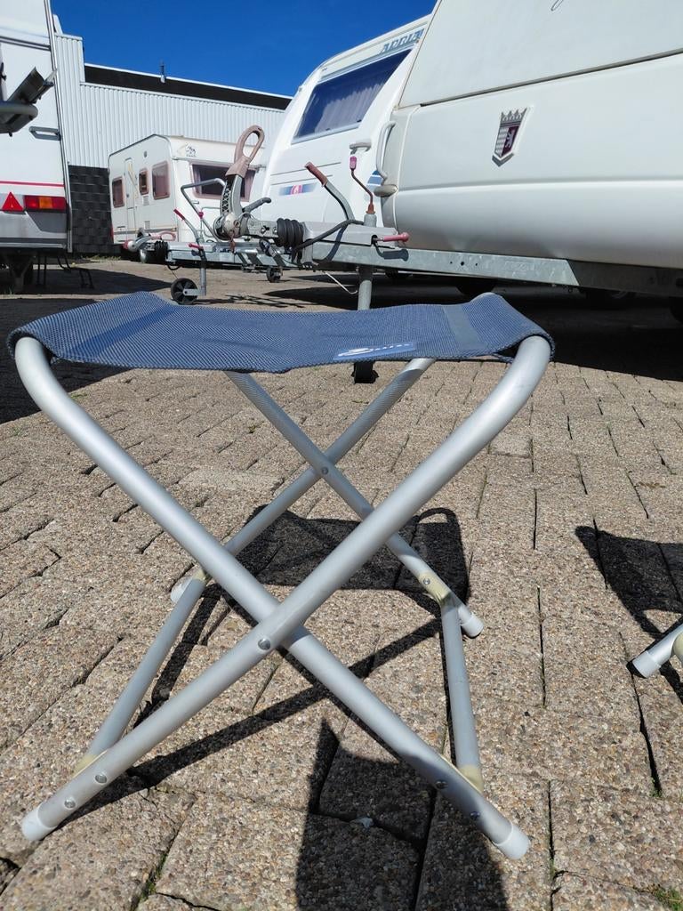 Opvouwbaar krukje 2 x, Caravans en Kamperen, Ophalen of Verzenden