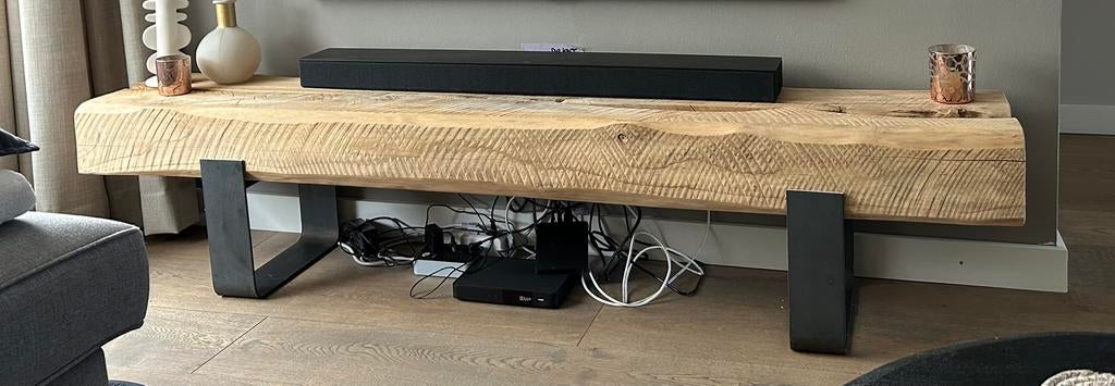 TV meubel, Huis en Inrichting, Kasten | Televisiemeubels, Ophalen, 150 tot 200 cm, Zo goed als nieuw, Minder dan 100 cm