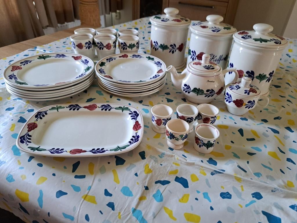 Boerenbond servies, Ophalen