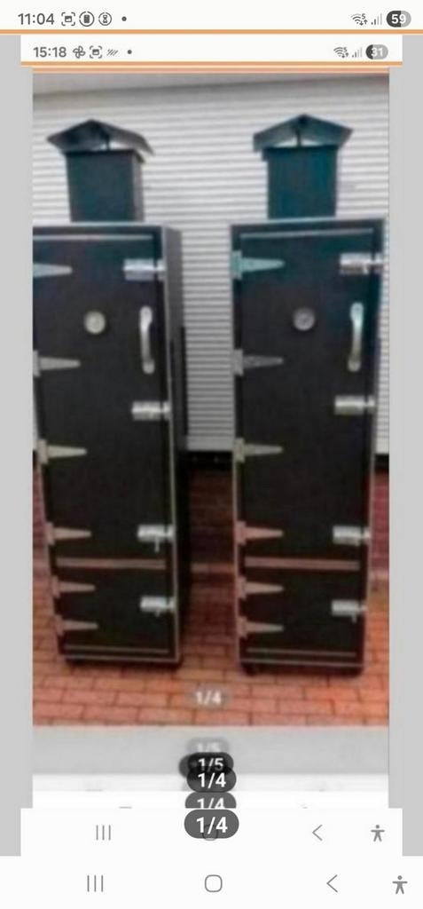 Rookkast, Ophalen of Verzenden, Nieuw, Rvs