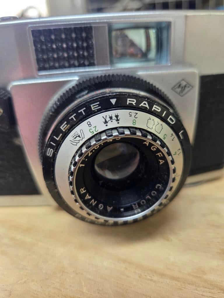 Vintage Agfa Silette Rapid L Compact Camera, Ophalen of Verzenden, Gebruikt, Compact, Overige Merken