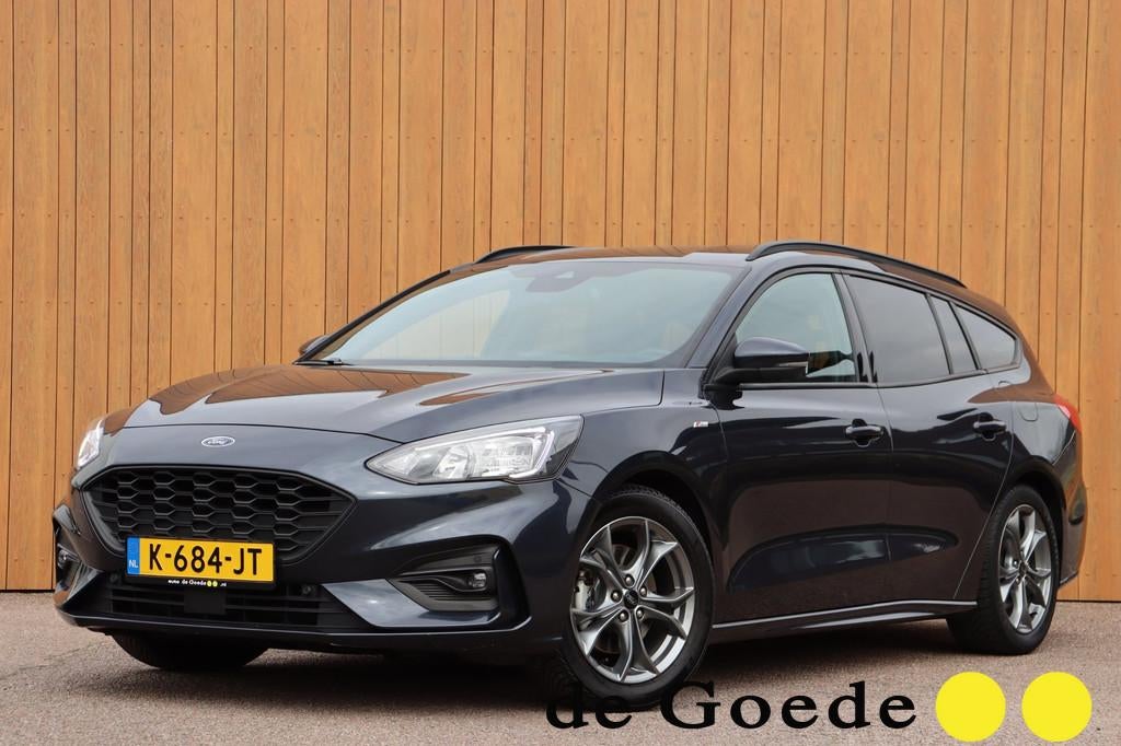 Ford Focus Wagon 1.0 EcoBoost Hybrid ST Line BusorgNL afn.tr, 12 maanden, 125 pk, Gebruikt, Blauw
