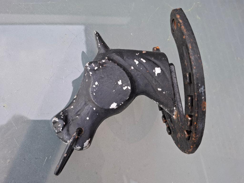 tuindecoratie hanger paard, Ophalen of Verzenden, Gebruikt, Metaal, Overige typen