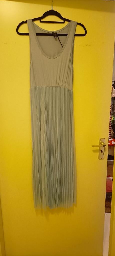 Lange lichtblauwe jurk, grote maat, Overige typen, Blauw, Maat 46/48 (XL) of groter, Ophalen of Verzenden