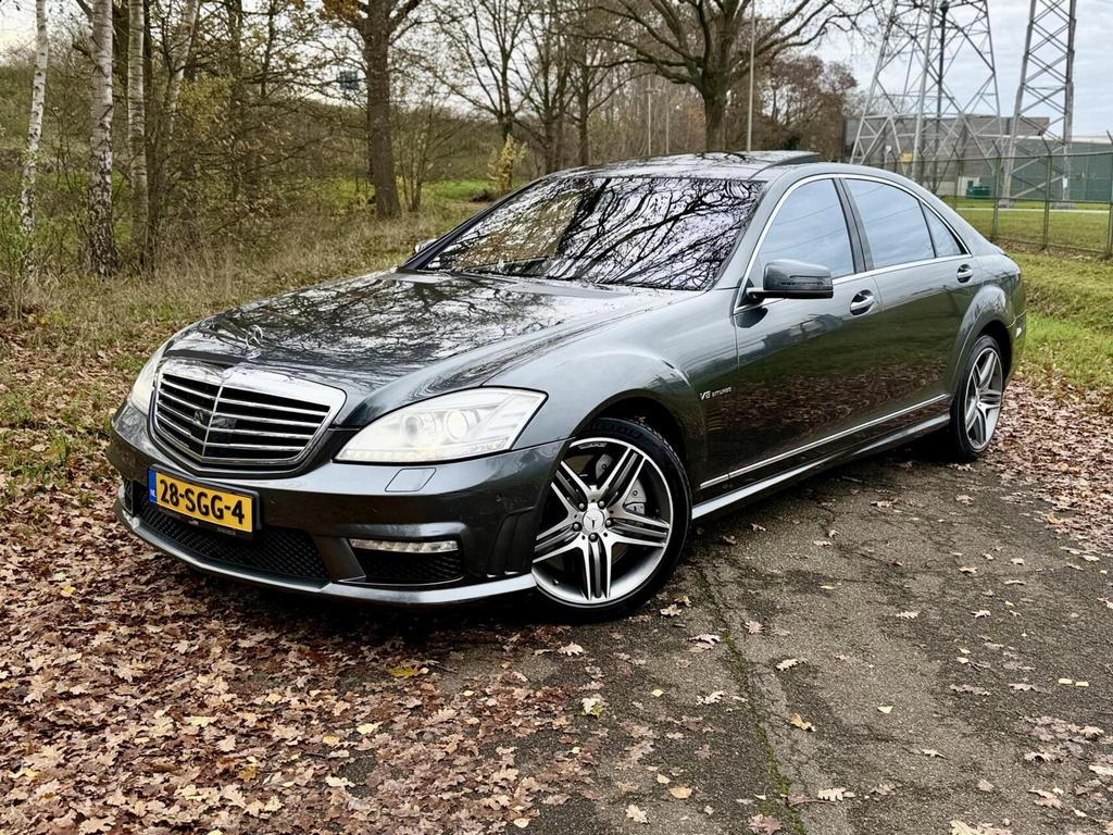 Mercedes-Benz S63 AMG Facelift 2010 Grijs, Auto's, Automaat, 5461 cc, 8 cilinders, 4 stoelen