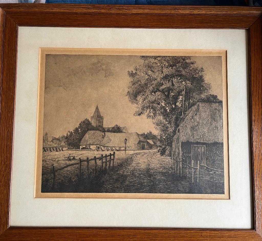 Ets boerderij door Jac. J. Koeman, Ophalen