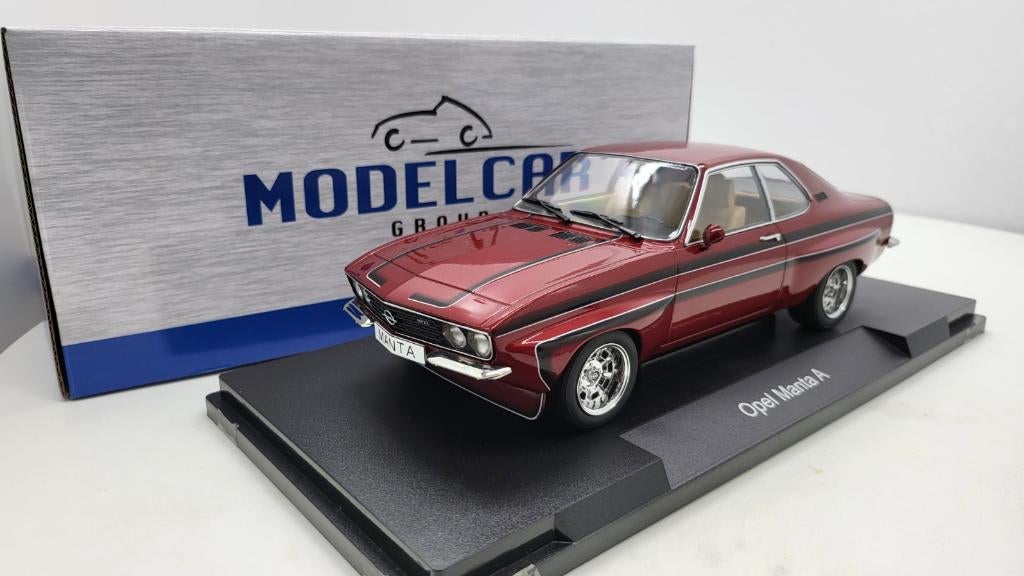 Opel Manta A Irmscher donker rood 1974, Ophalen of Verzenden, Nieuw, Auto, Overige merken