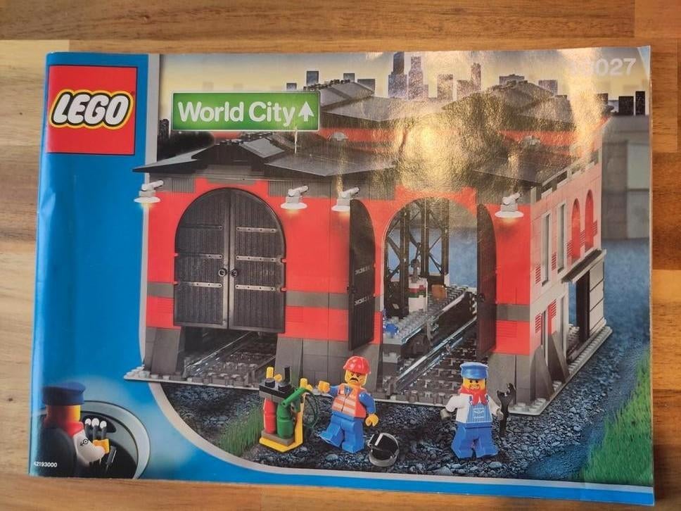 LEGO World City Instructieboekje 10027 - Treinstation, Ophalen of Verzenden, Gebruikt, Losse stenen, Lego