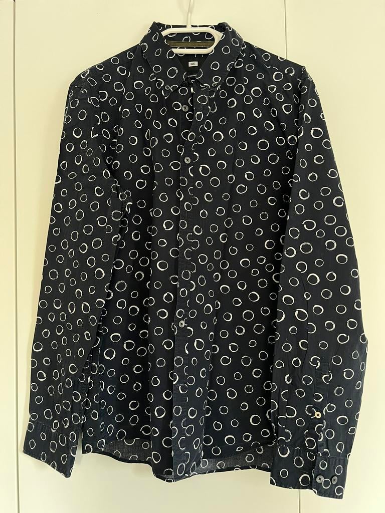 Zak vol met goeie herenkleding in maat L, Kleding | Dames, Ophalen, Zo goed als nieuw, Zwart