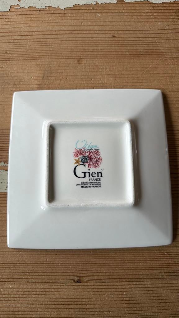 Gien OCÉAN, Ophalen of Verzenden, Zo goed als nieuw, Bord(en), Overige stijlen