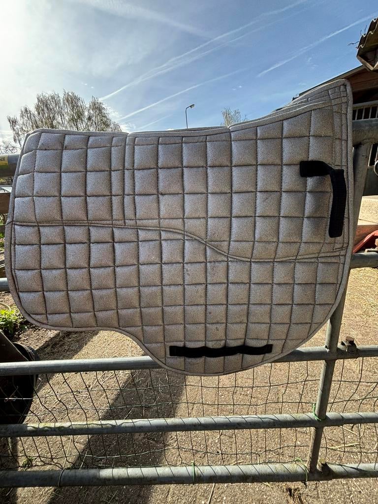 EDIX zilver sparkling boomloos zadelpad met inlages M, Zadeldekje, Overige materialen, Ophalen of Verzenden, Zo goed als nieuw