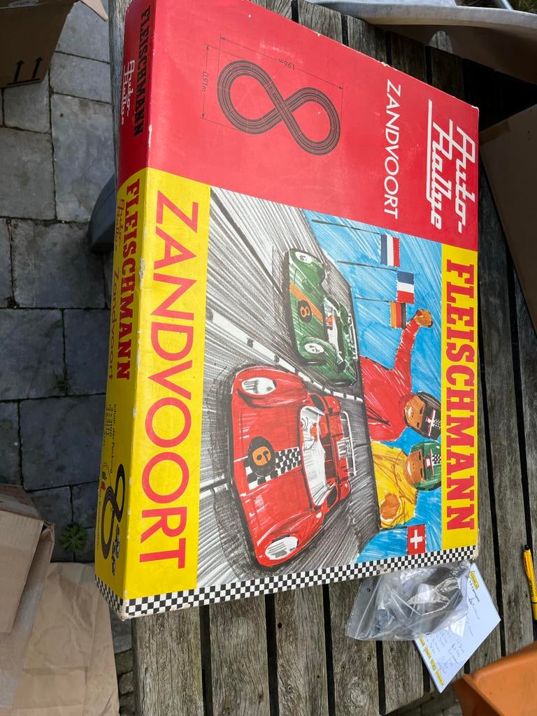 Fleischmann Auto-Rallye Racebaan - Vintage Set, Kinderen en Baby's, Speelgoed | Racebanen, Ophalen, Fleischmann, Zelf te bouwen