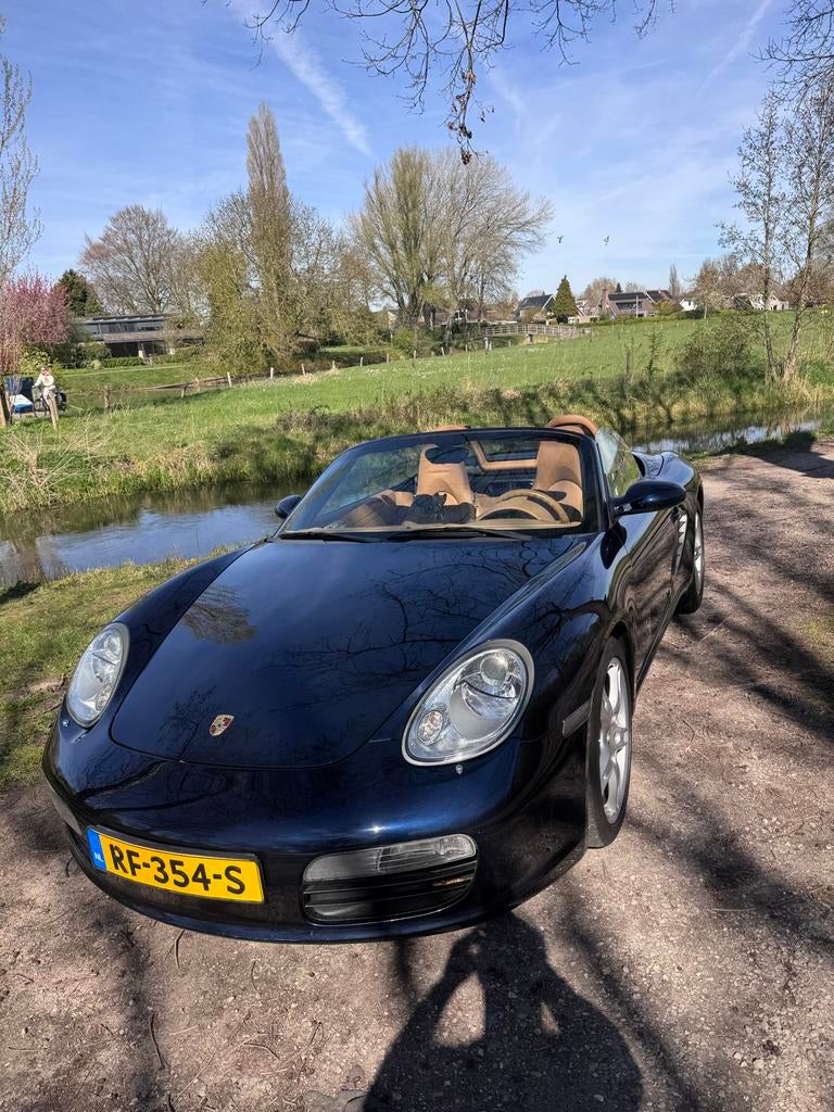 Porsche Boxster 987 2005 Blauw, Auto's, Porsche, Particulier, Benzine, Cabriolet, Geïmporteerd, Blauw, Ophalen