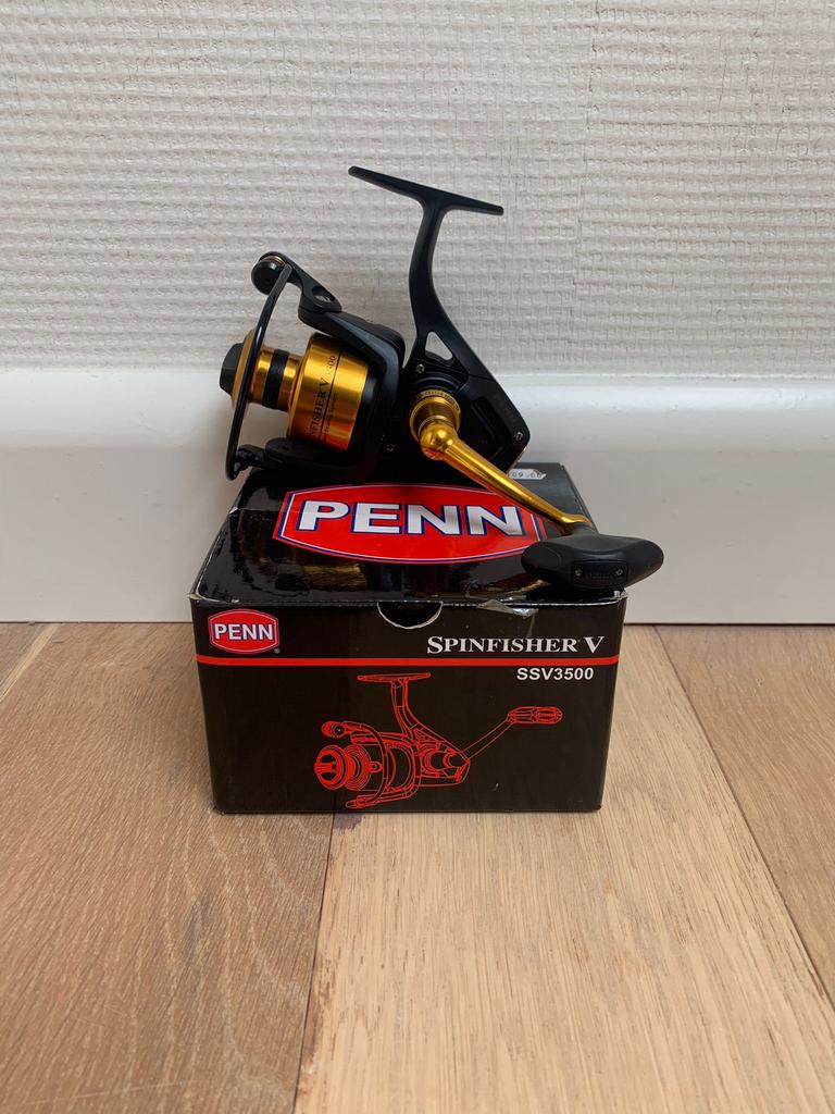 Nieuwe Penn Spinfisher V 3500 molen, 6 lagers, Molen, Nieuw, Ophalen of Verzenden, Penn