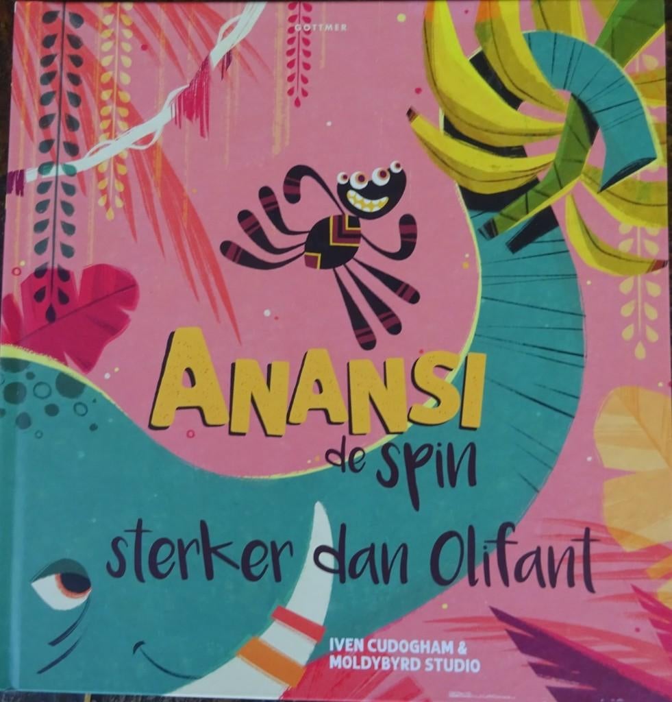 Anansi de spin sterker dan Olifant, Ophalen of Verzenden, Zo goed als nieuw, Iven Cudogham, Fictie algemeen