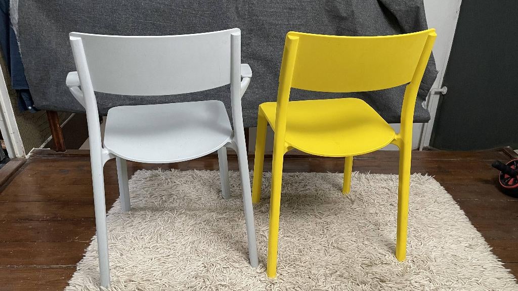 Kunststof stoelen, Ophalen, Kunststof, Overige kleuren, Zo goed als nieuw