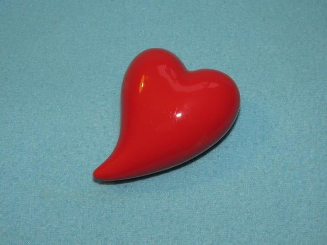 1 EURO OF GRATIS Nieuw rood hart van keramiek NIEUW, Ophalen, Nieuw