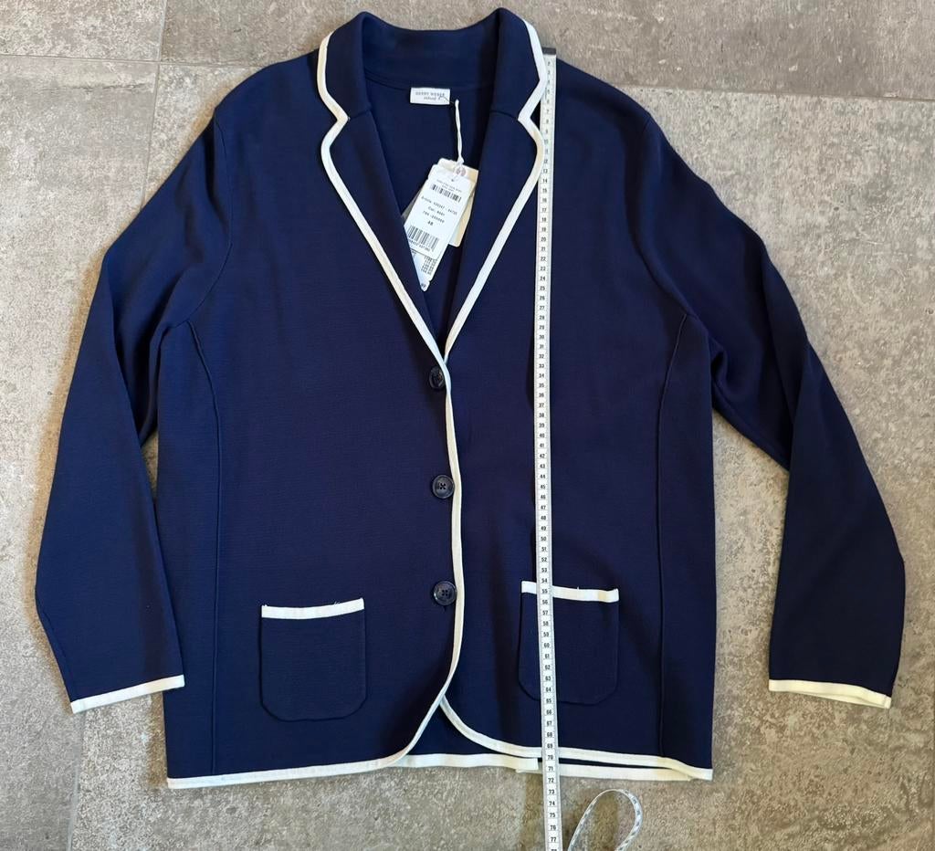 Gerry Weber jasje blazer vest NIEUW, Kleding | Dames, Blauw, Maat 46/48 (XL) of groter, Nieuw, Ophalen of Verzenden