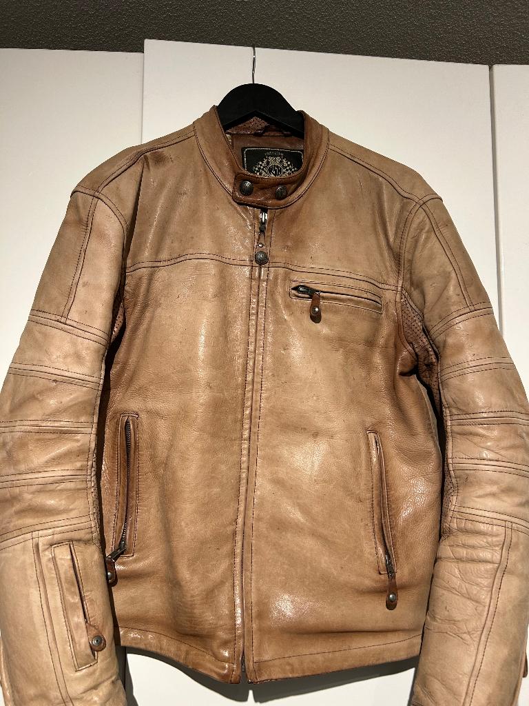 Roland Sands Design RSD leren motorjas, Motoren, Kleding | Motorkleding, Heren, Roland Sands Design RSD, Jas | leer, Ophalen of Verzenden