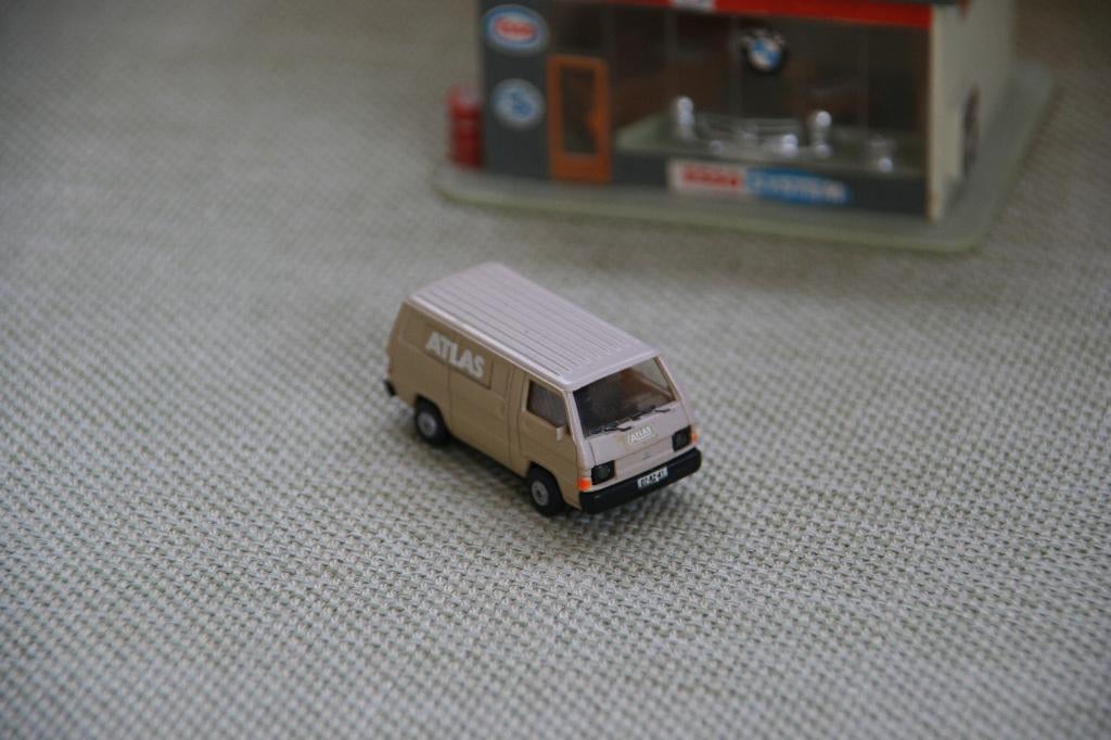 RIETZE 1:87, Mitsubishi L300 Atlas reclame (1), Hobby en Vrije tijd, Modelauto's | 1:87, Ophalen of Verzenden, Zo goed als nieuw