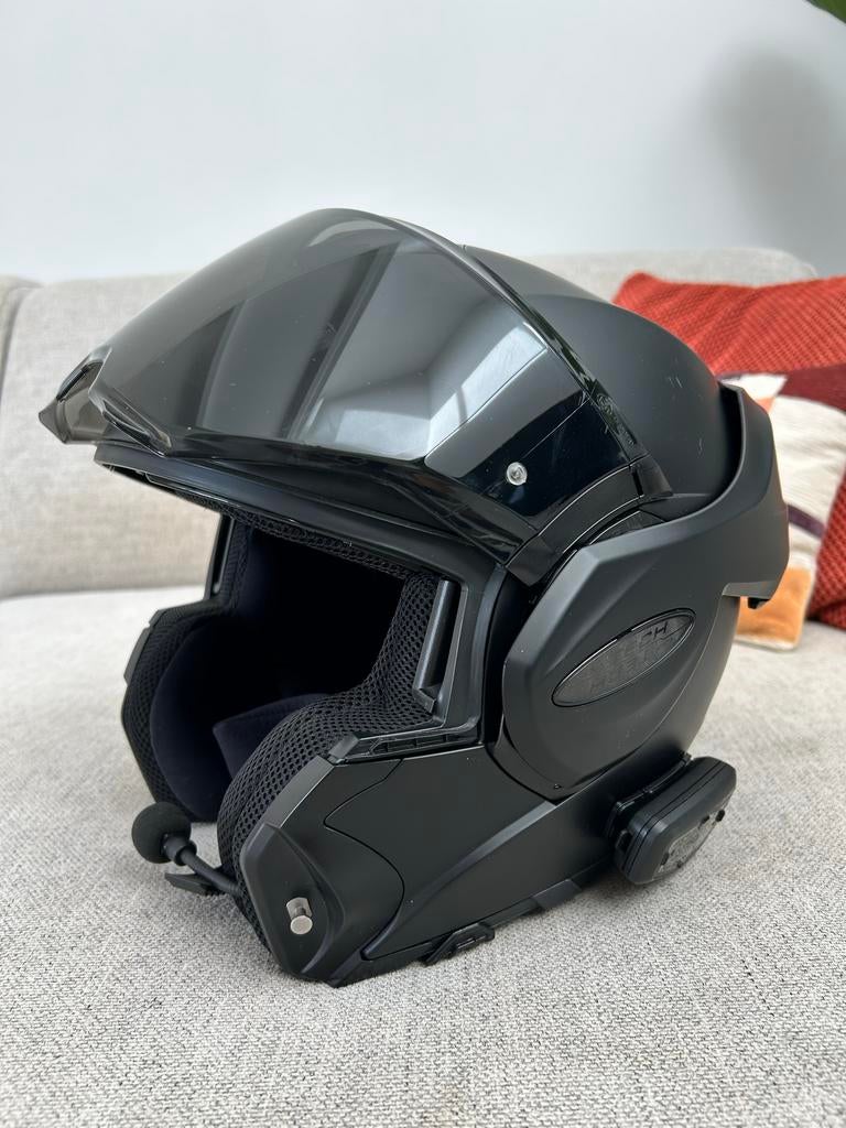Scorpion Exo Tech S met Cardo Scala Rider, Overige merken, Systeemhelm, Heren, Ophalen of Verzenden