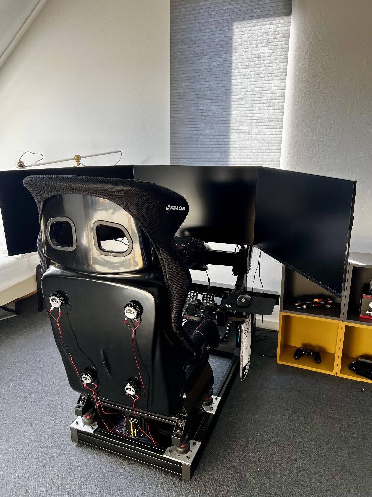 Complete High-End Simrig – SimLab / Fanatec / Triple 1440p, Ophalen, Zo goed als nieuw