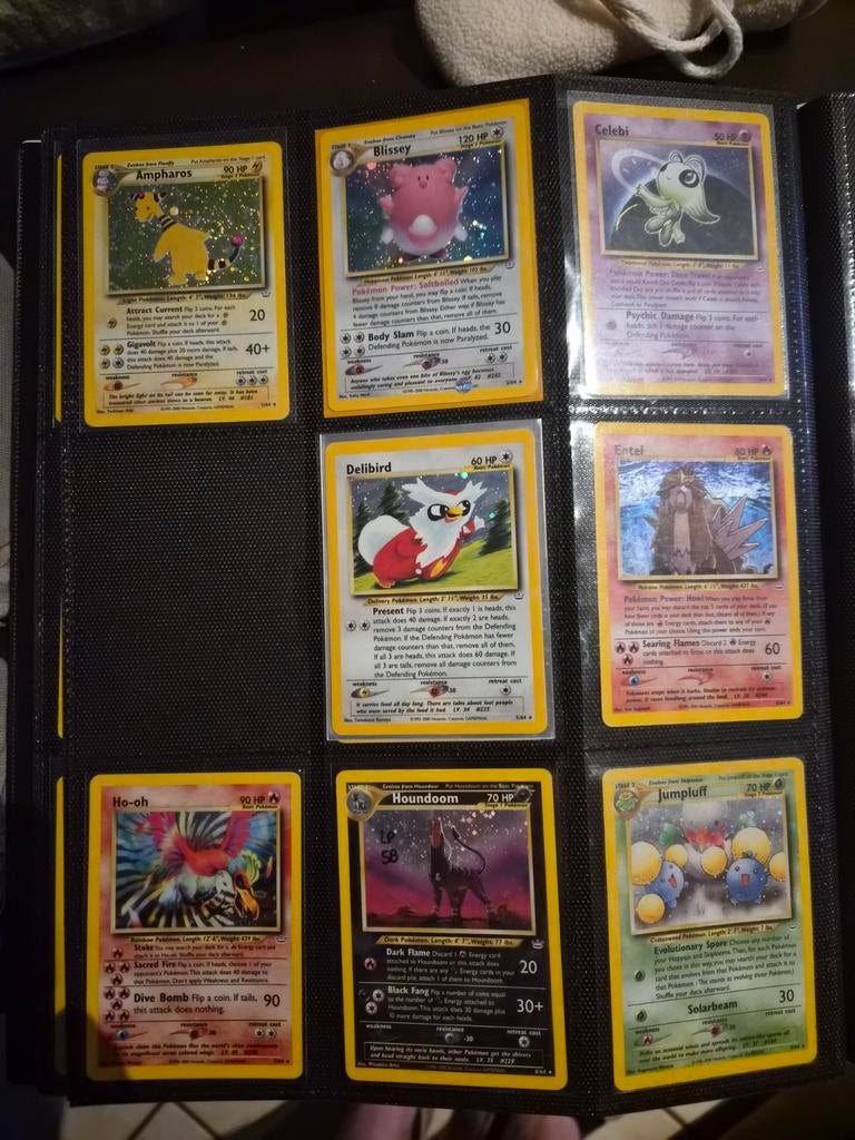 Neo revelation set quasi volledig (56/64 kaarten), Ophalen of Verzenden, Gebruikt, Meerdere kaarten, Foil