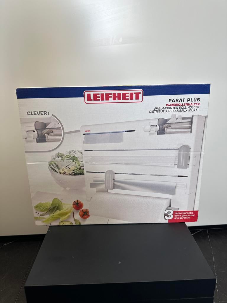 Leifheit Parat Plus Wandrollenhouder (Nieuw in doos), Huis en Inrichting, Overige typen, Kunststof, Nieuw, Ophalen of Verzenden