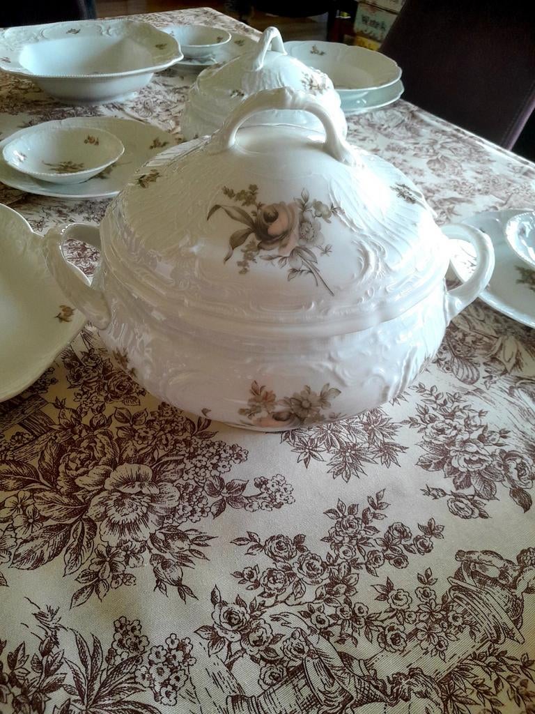 Uitgebreid Rosenthal Servies - Vintage Bloemenpatroon, Ophalen of Verzenden